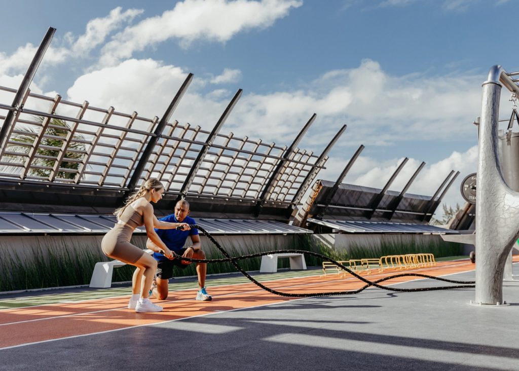 Sport en rooftop